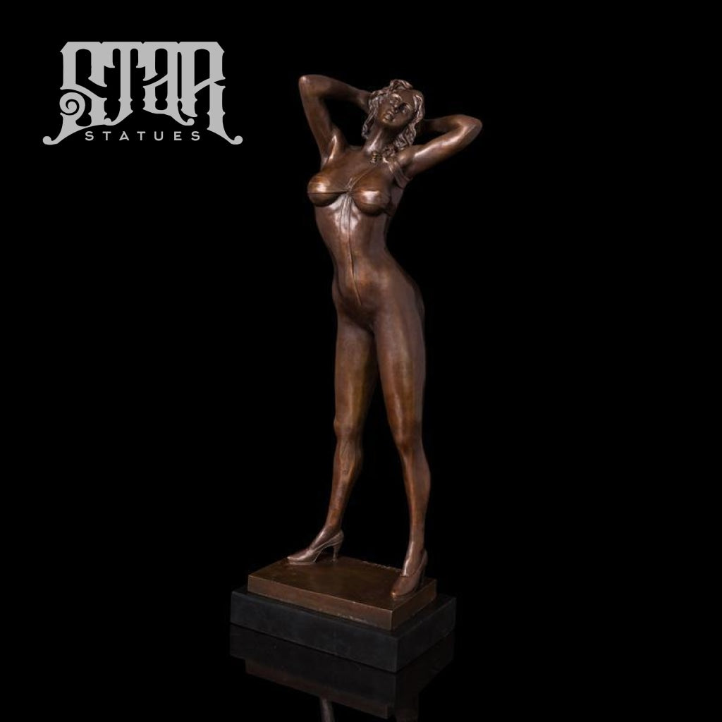 Sexy Female | Nude and Erotic Sculpture | Bronze Statue – Star Statues