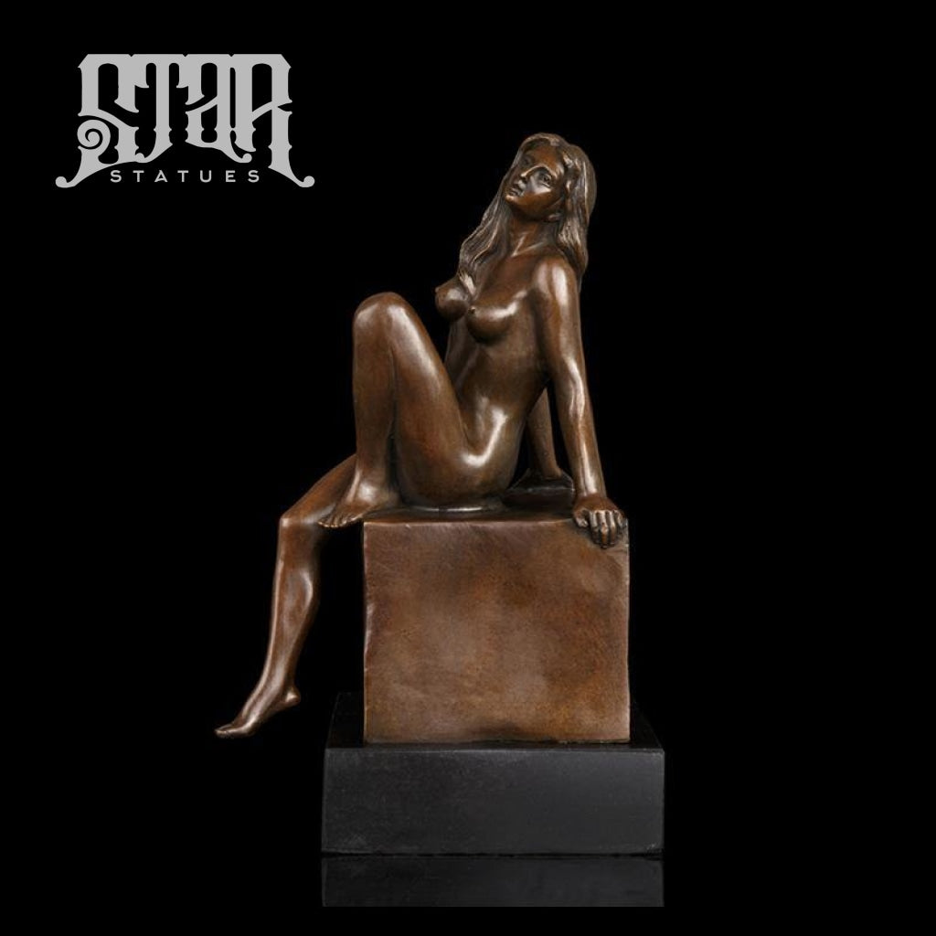 Sexy Women Sitting | Milo | Nude and Erotic Sculpture | Bronze Statue –  Star Statues