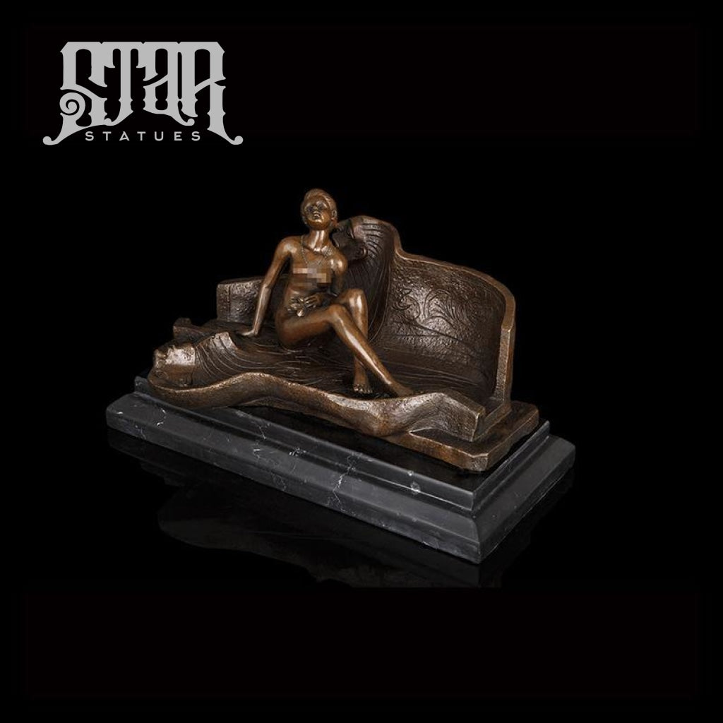 Women in Hot Tub | Nude and Erotic Sculpture | Bronze Statue – Star Statues